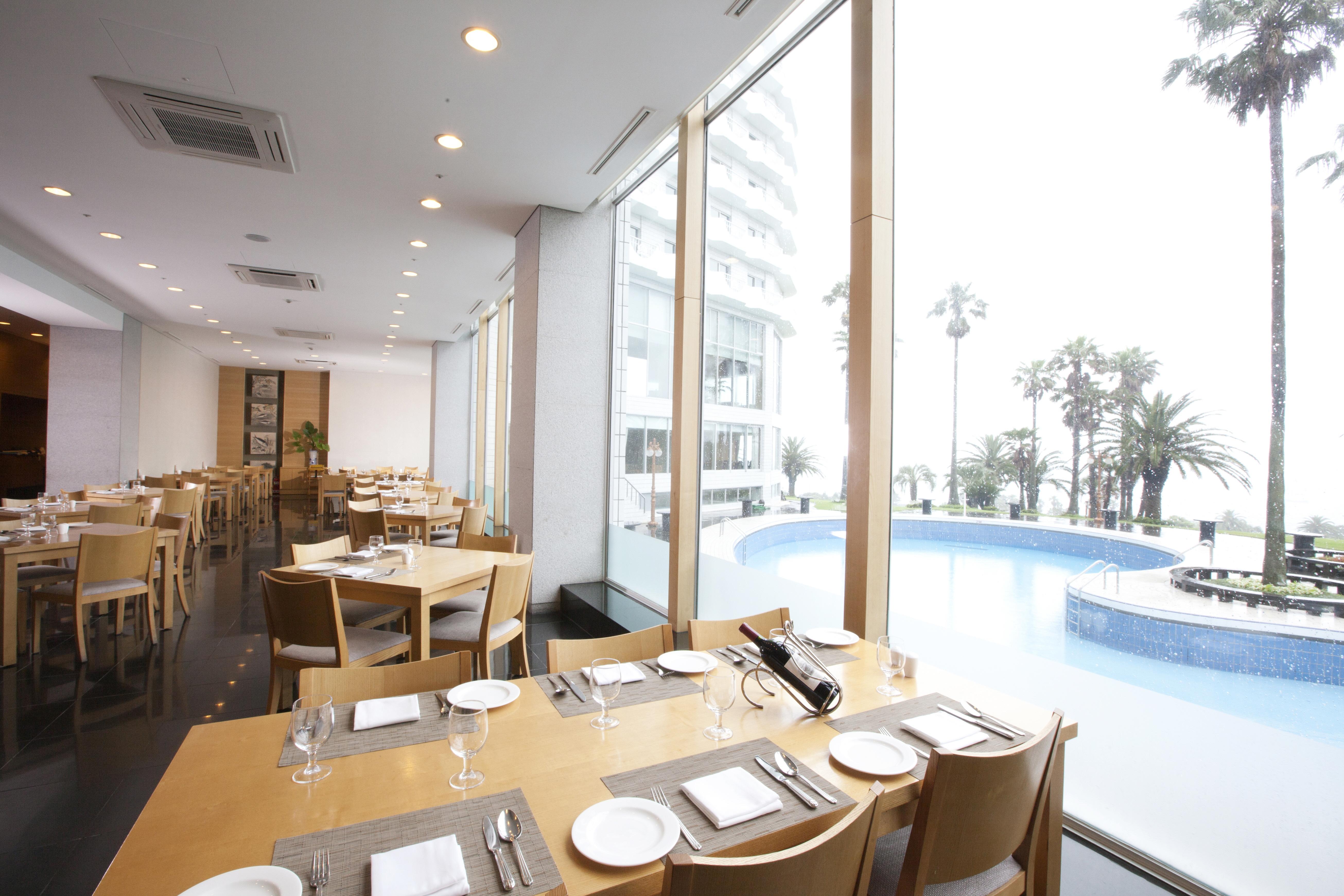 Seogwipo Kal Hotel Buitenkant foto Restaurant